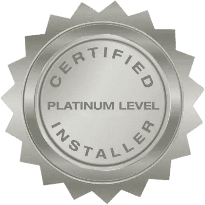 Certified Platinum Level Installer